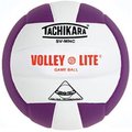 Tachikara Tachikara SVMNC.PRW Volley-Lite Volleyball - Purple-White SVMNC.PRW